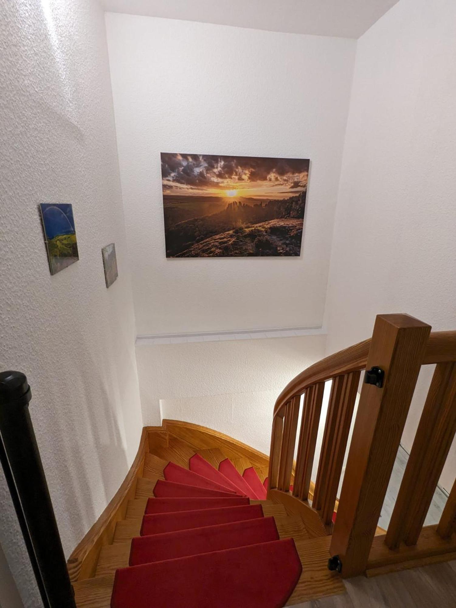 Waldblickwohnung Mit Schoener Terrasse Und Kamin Sebnitz Exterior photo